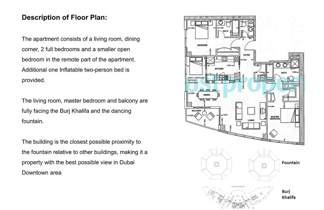 دبي Elite Royal Apartment - Full Burj Khalifa & Fountain View - Premier - 2 Bedrooms & 1 Open Bedroom Without Partition المظهر الخارجي الصورة