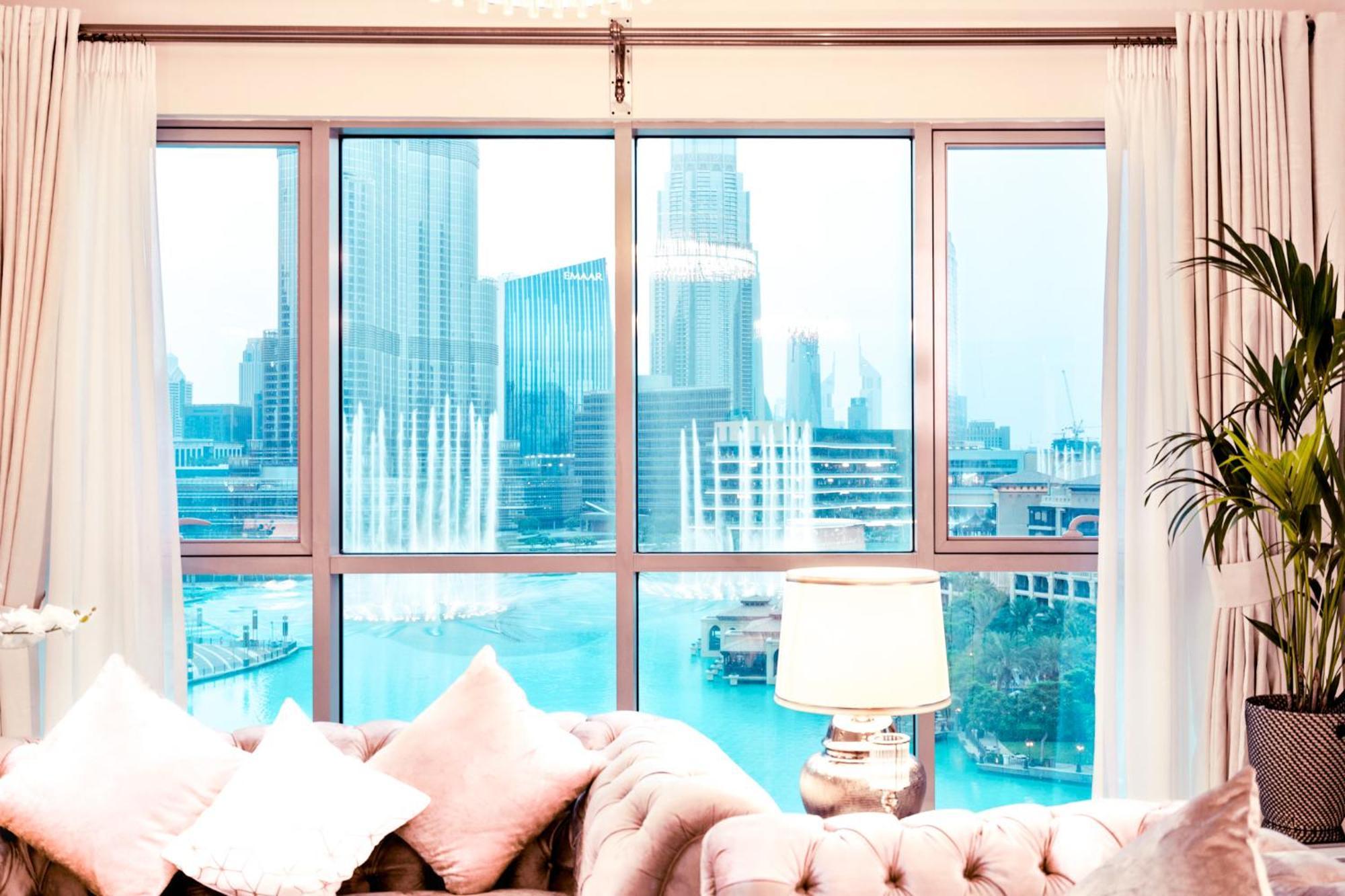 دبي Elite Royal Apartment - Full Burj Khalifa & Fountain View - Premier - 2 Bedrooms & 1 Open Bedroom Without Partition المظهر الخارجي الصورة
